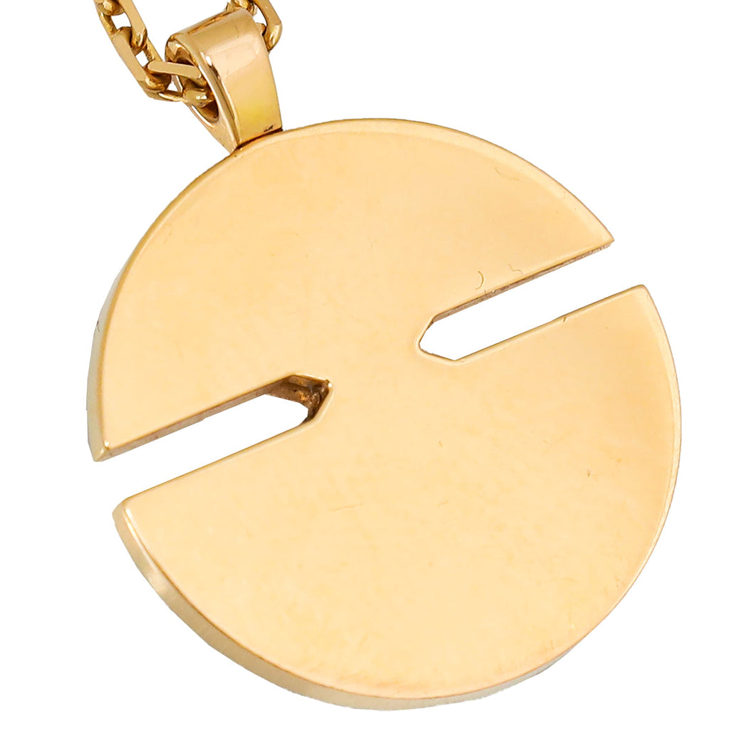 Chaumet 18K Rose Gold Diamonds Jeux de Liens Harmony Pendant Necklace