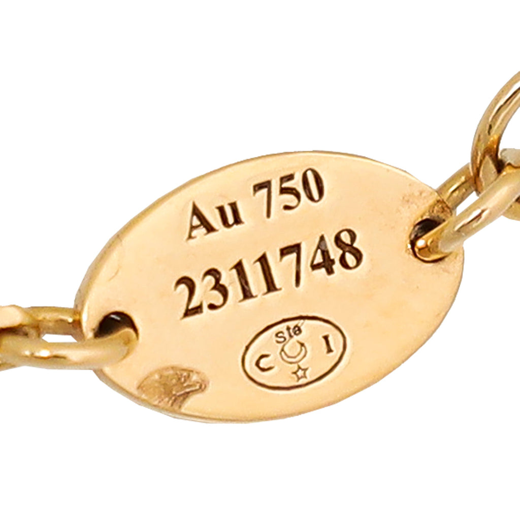Chaumet 18K Rose Gold Diamonds Jeux de Liens Harmony Pendant Necklace