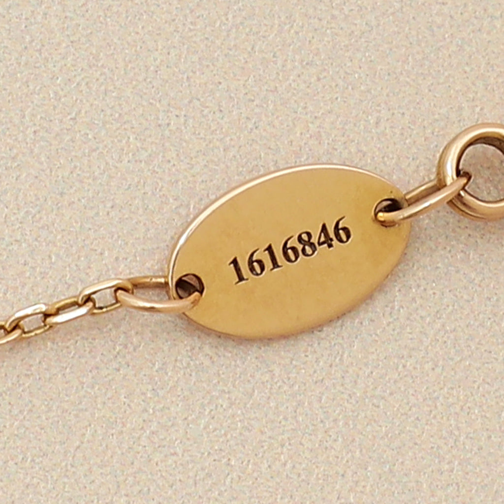 Chaumet 18K Rose Gold Jeux de Liens Diamond Turquoise Pendant Necklace