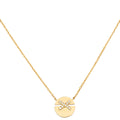 Chaumet 18K Rose Gold Diamond Jeux De Liens Harmony Small Pendant Necklace