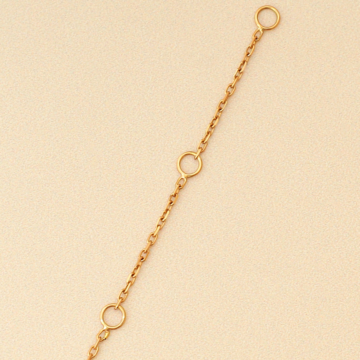Chaumet 18K Rose Gold Jeux de Liens Pink Lacquer Diamond pendant Necklace