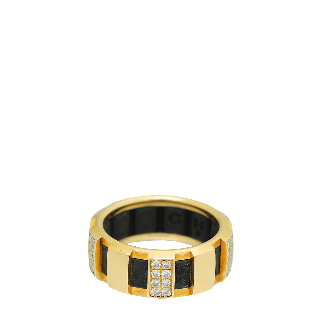 Chaumet 18K Yellow Gold Diamond Class One Ring 50