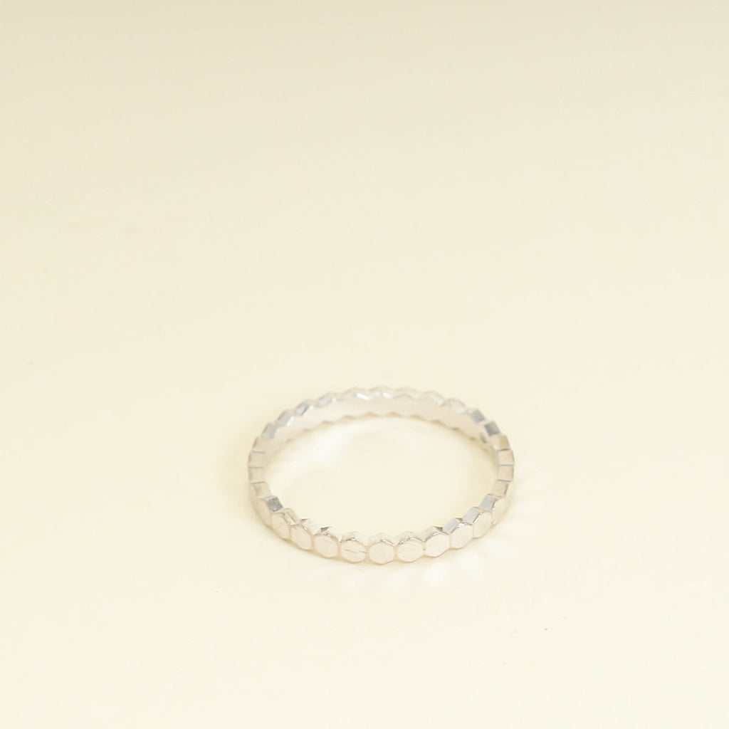 Chaumet 18K White Gold Bee De Chaumet Ring 58