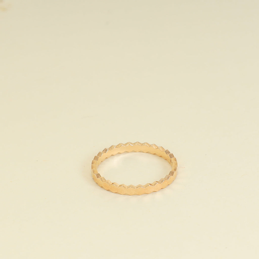 Chaumet 18K Rose Gold Bee De Chaumet Ring 58
