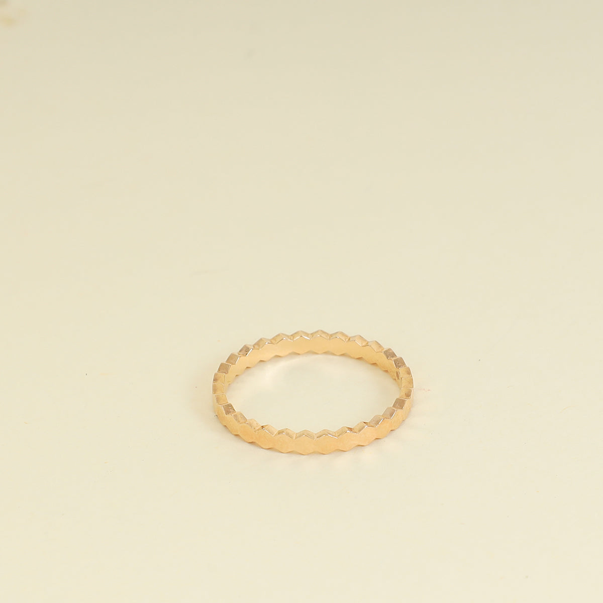 Chaumet 18K Rose Gold Bee De Chaumet Ring 58