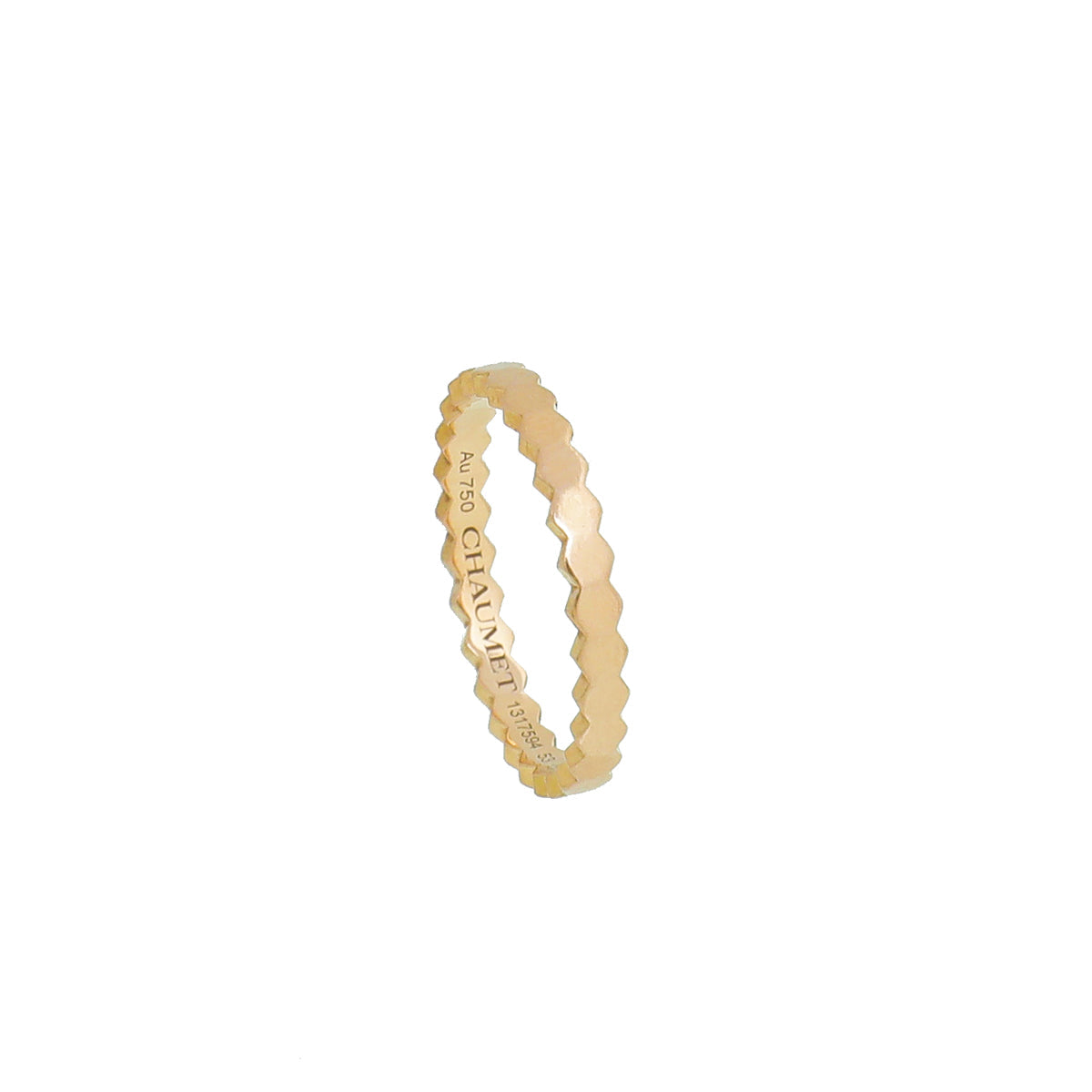 Chaumet 18K Rose Gold Bee My Love 2.5mm Ring 53