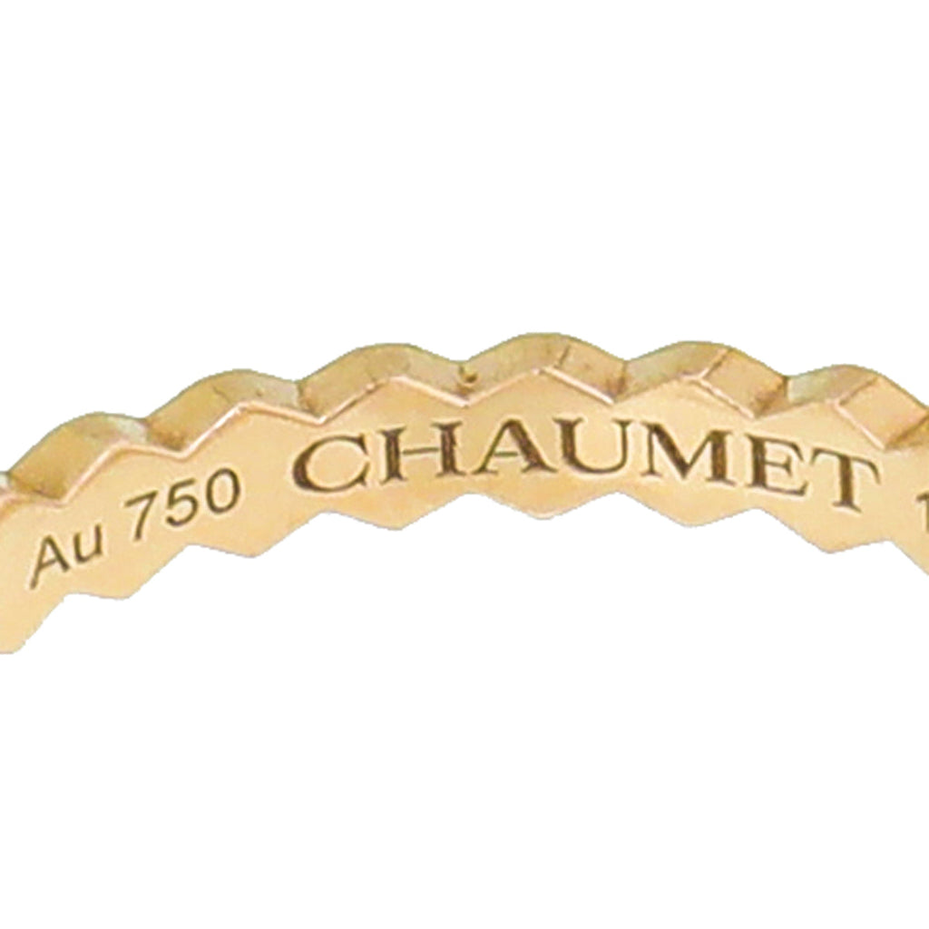 Chaumet 18K Rose Gold Bee My Love 2.5mm Ring 53