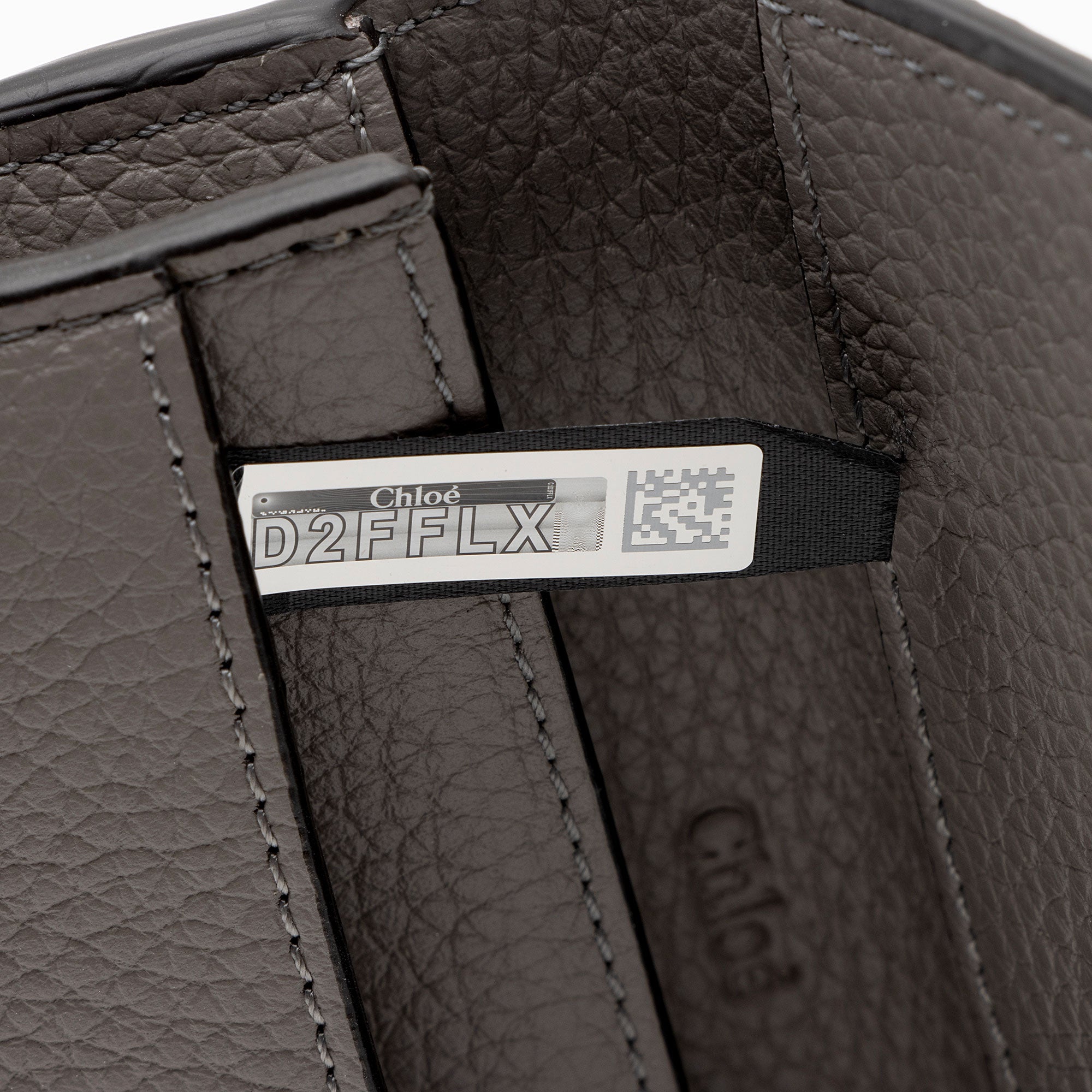 Chloe Calfskin Alphabet Card Holder