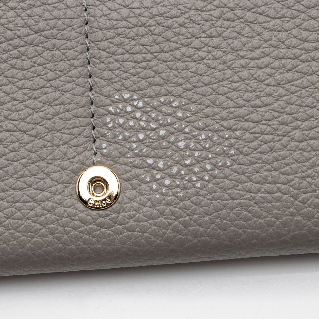 Chloe Calfskin Alphabet Continental Wallet (SHF-33KEPL)