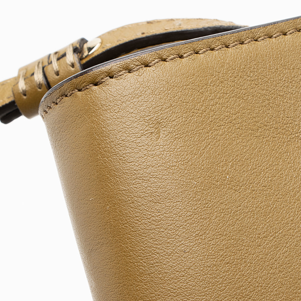 Chloe Calfskin Suede Faye Mini Shoulder Bag (SHF-19991)