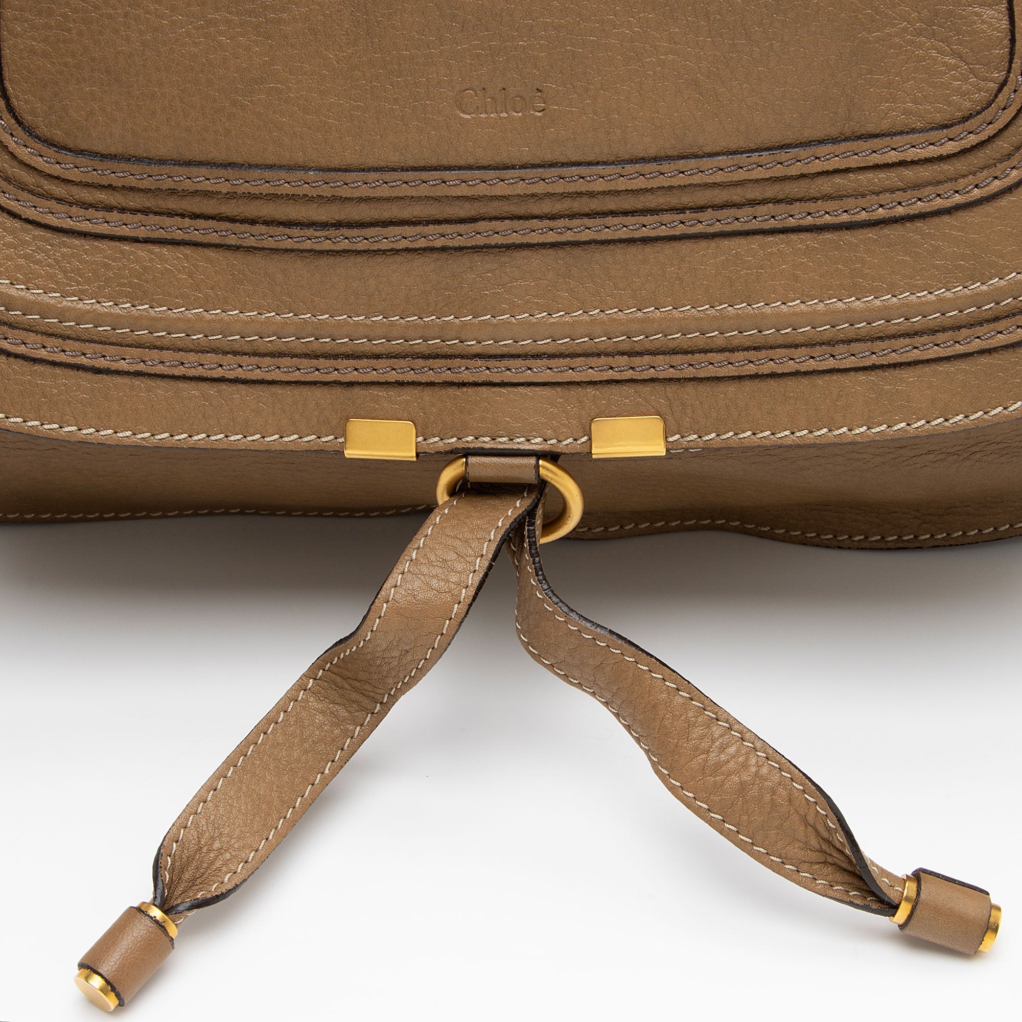 Chloe Calfskin Marcie Large Satchel (SHF-sZLBMz)