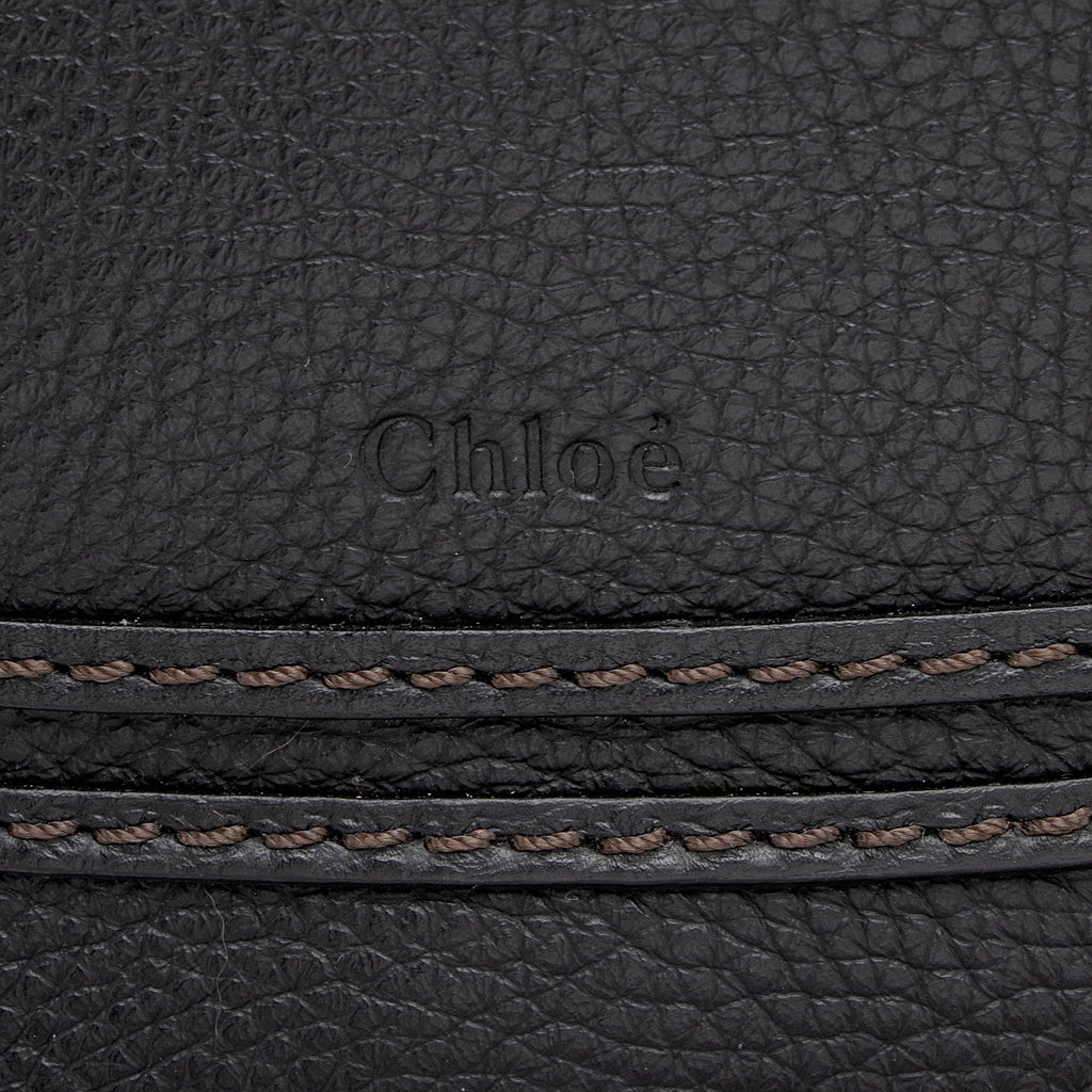 Chloe Calfskin Marcie Medium Satchel (SHF-sGHNMx)