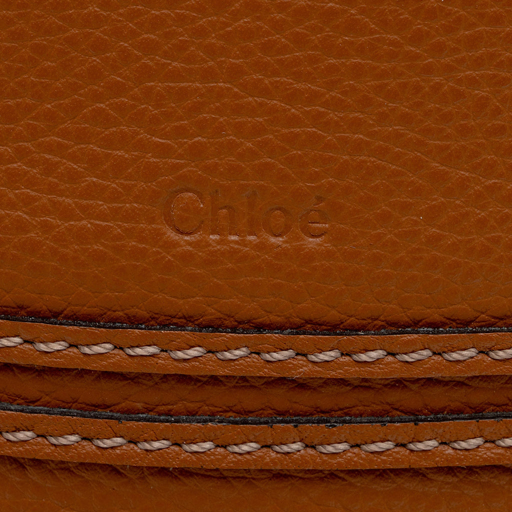 Chloe Calfskin Marcie Medium Satchel (SHF-d6irRV)