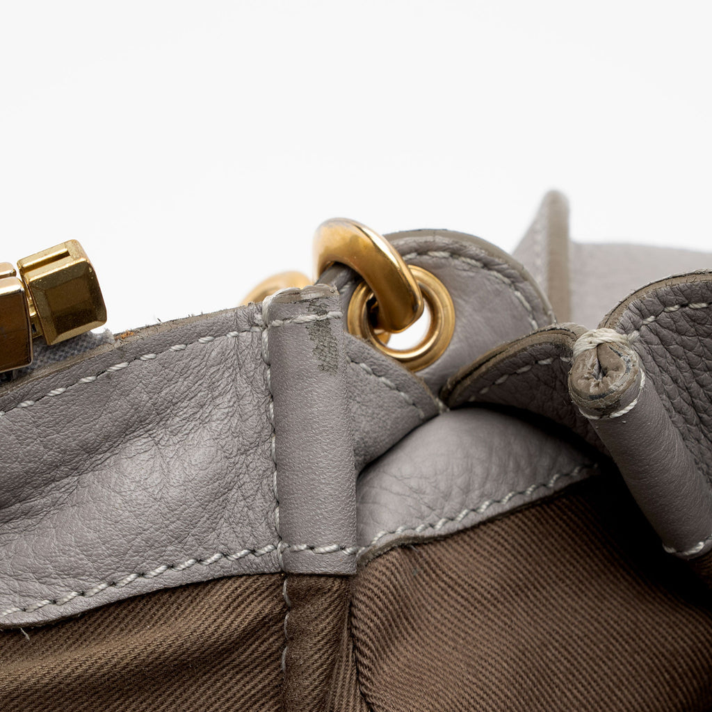 Chloe Calfskin Marcie Medium Satchel (SHF-1dXY9s)