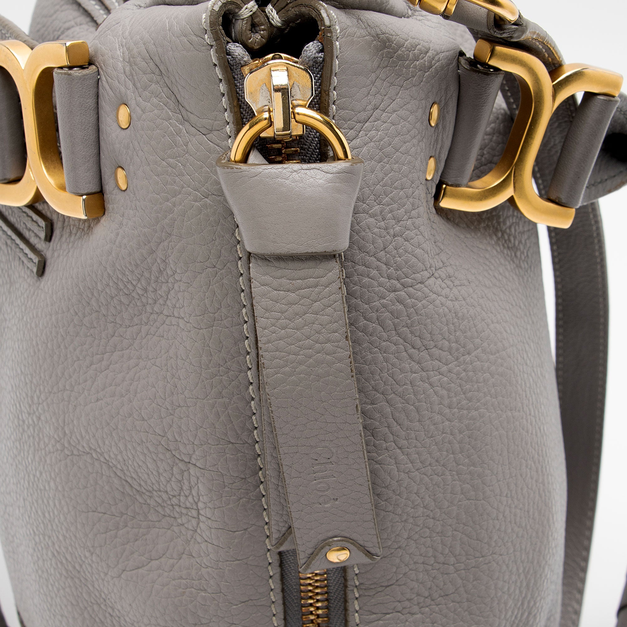 Chloe Calfskin Marcie Medium Satchel (SHF-1dXY9s)