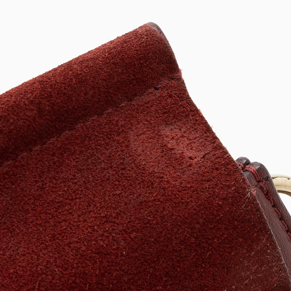 Chloe Calfskin Suede Faye Medium Shoulder Bag (SHF-19058)