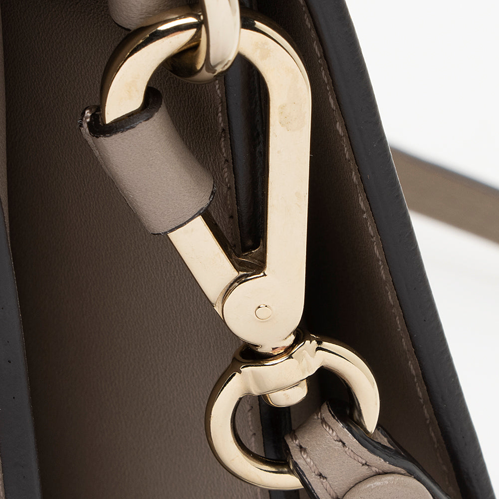 Chloe Calfskin Suede Faye Medium Shoulder Bag (SHF-19335)