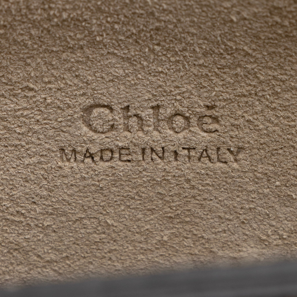 Chloe Calfskin Suede Faye Medium Shoulder Bag (SHF-23060)