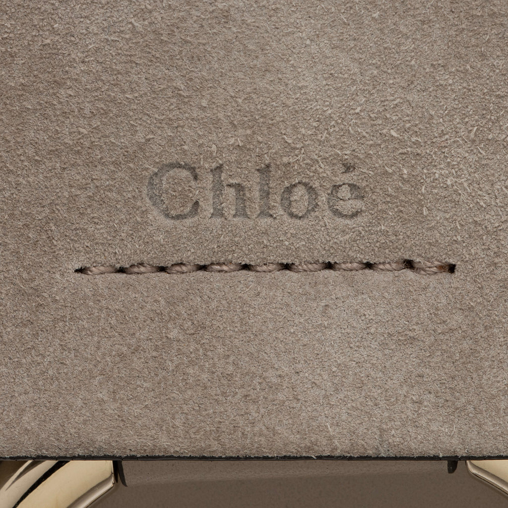 Chloe Calfskin Suede Faye Medium Shoulder Bag (SHF-23060)