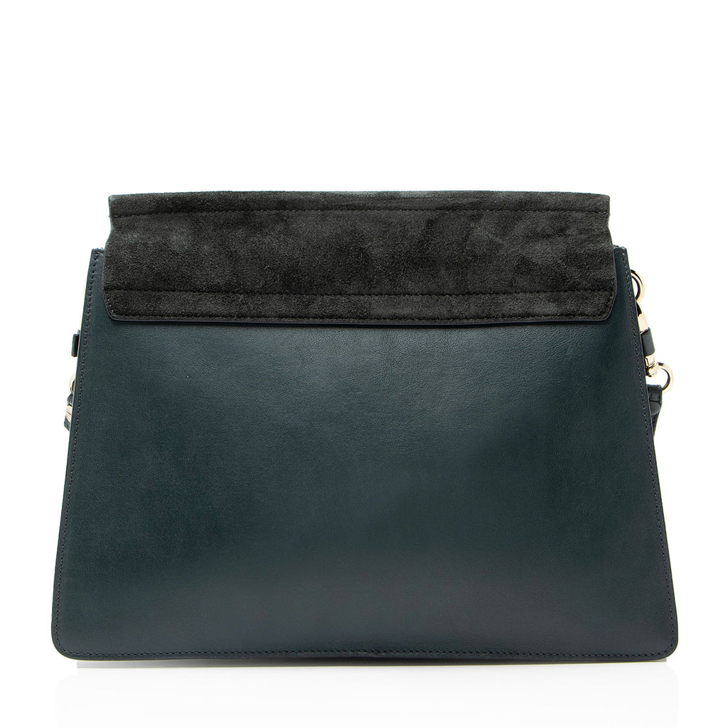 Chloe Calfskin Suede Faye Medium Shoulder Bag