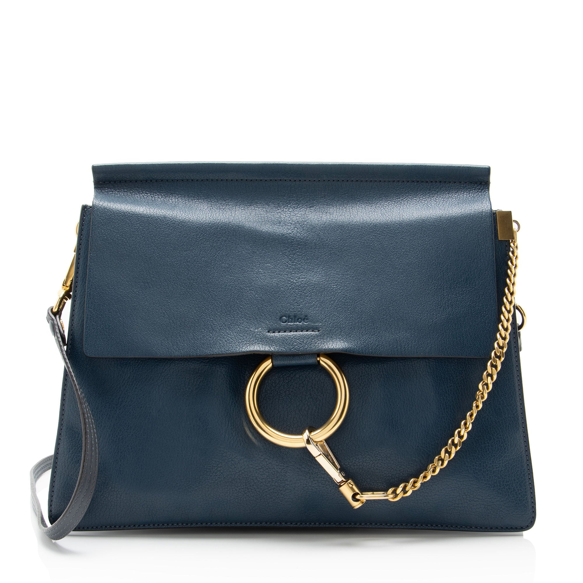 Chloe Calfskin Suede Faye Medium Shoulder Bag
