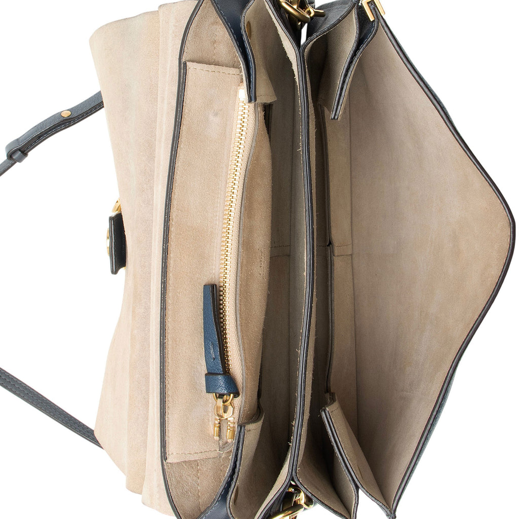 Chloe Calfskin Suede Faye Medium Shoulder Bag
