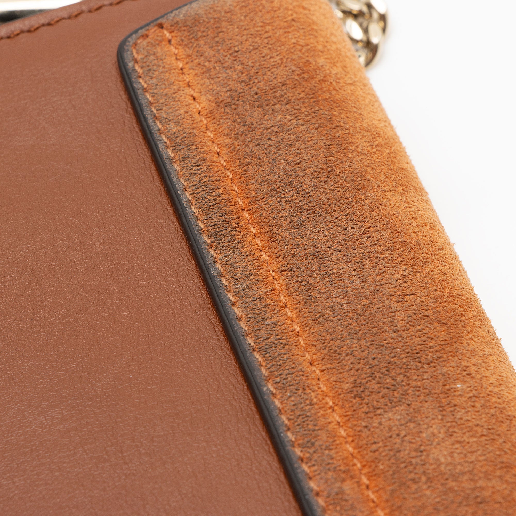 Chloe Calfskin Suede Faye Mini Shoulder Bag - FINAL SALE (SHF-16814)