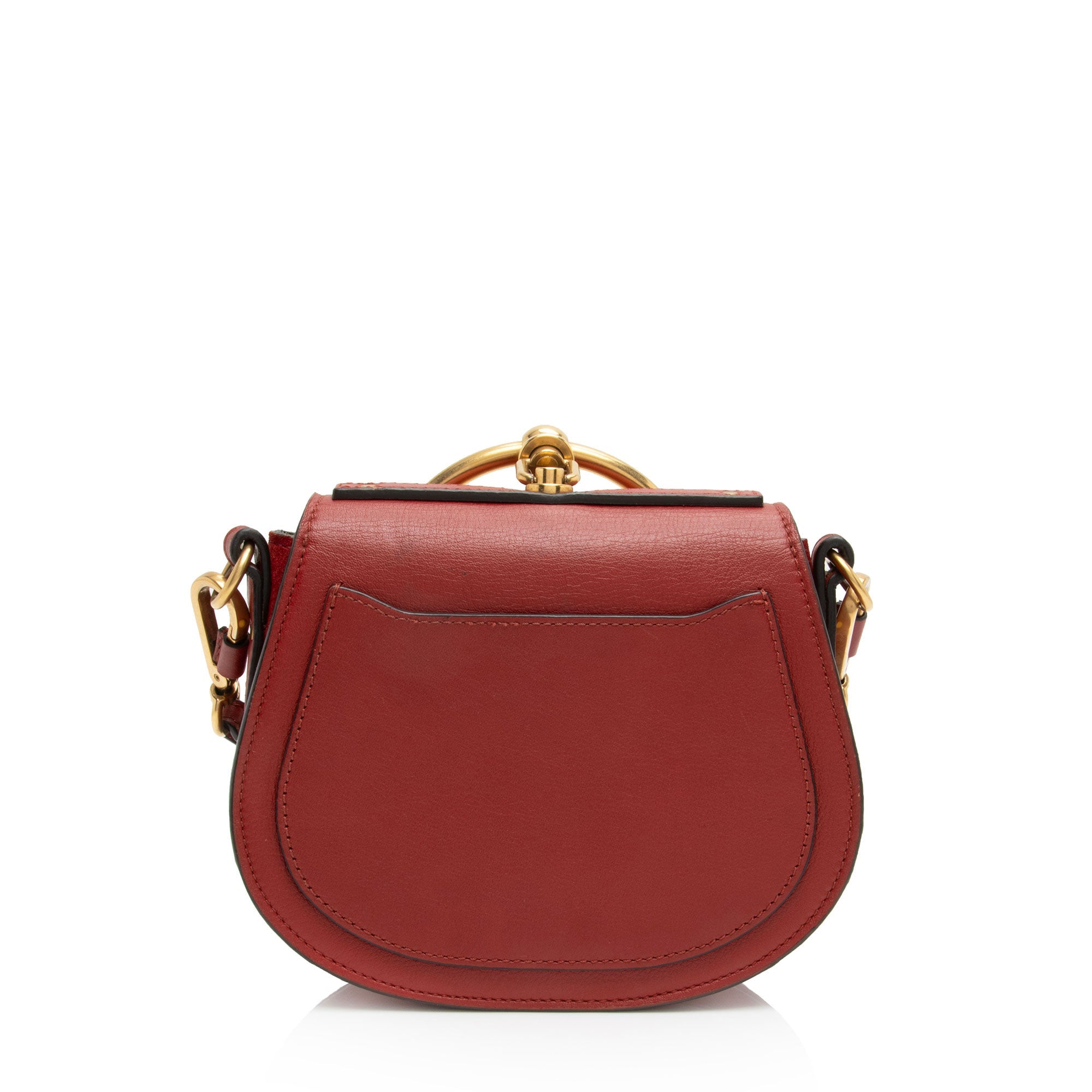 Chloe Calfskin Suede Nile Small Bracelet Bag (SHF-Cj2VOC)
