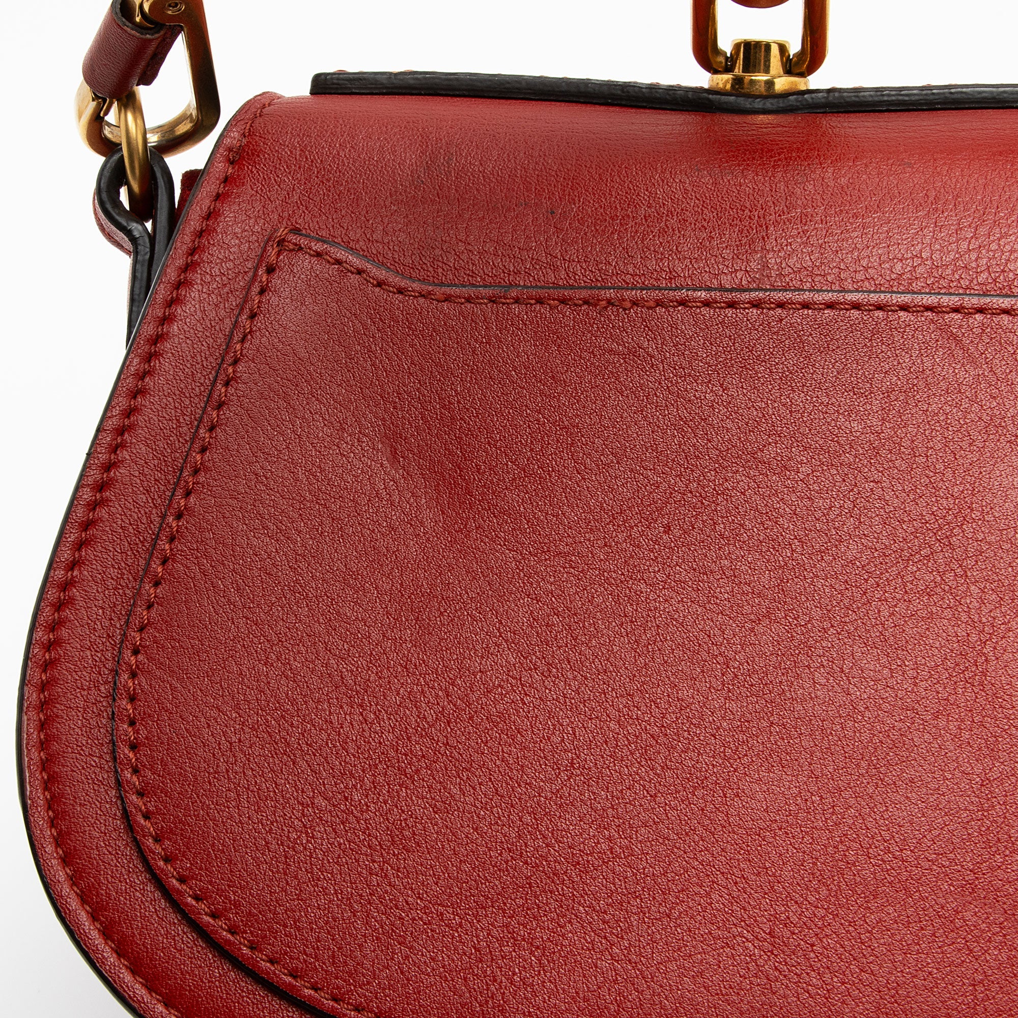 Chloe Calfskin Suede Nile Small Bracelet Bag (SHF-Cj2VOC)