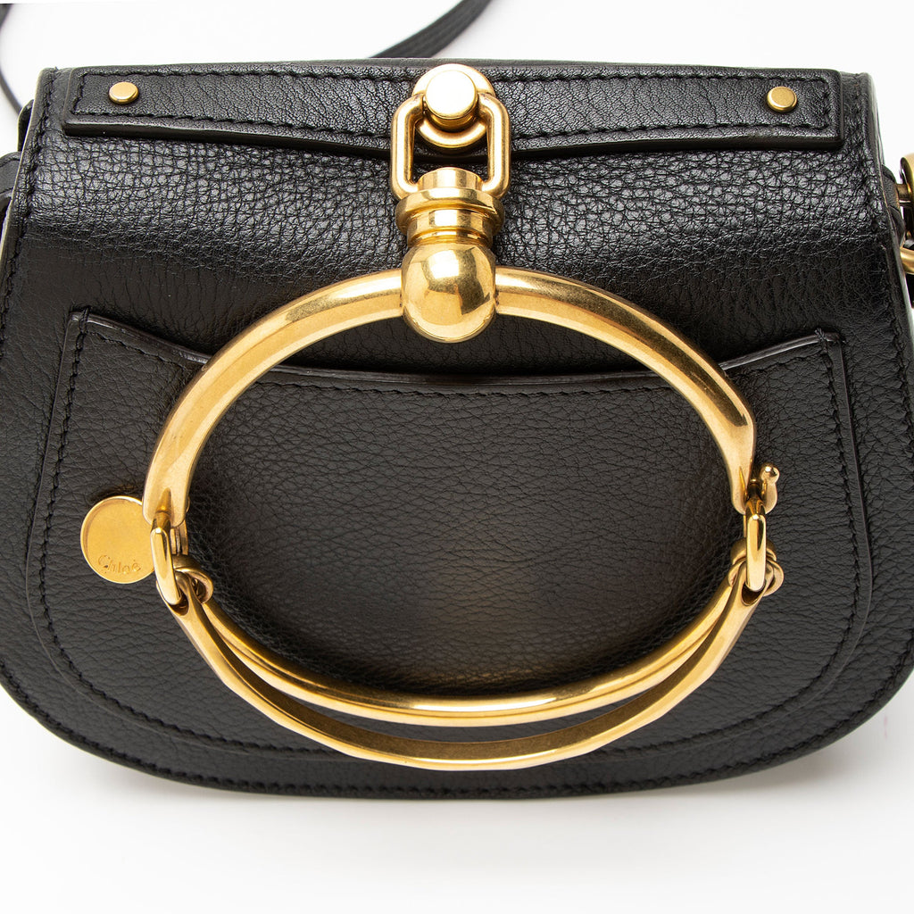 Chloe Calfskin Suede Nile Small Bracelet Bag