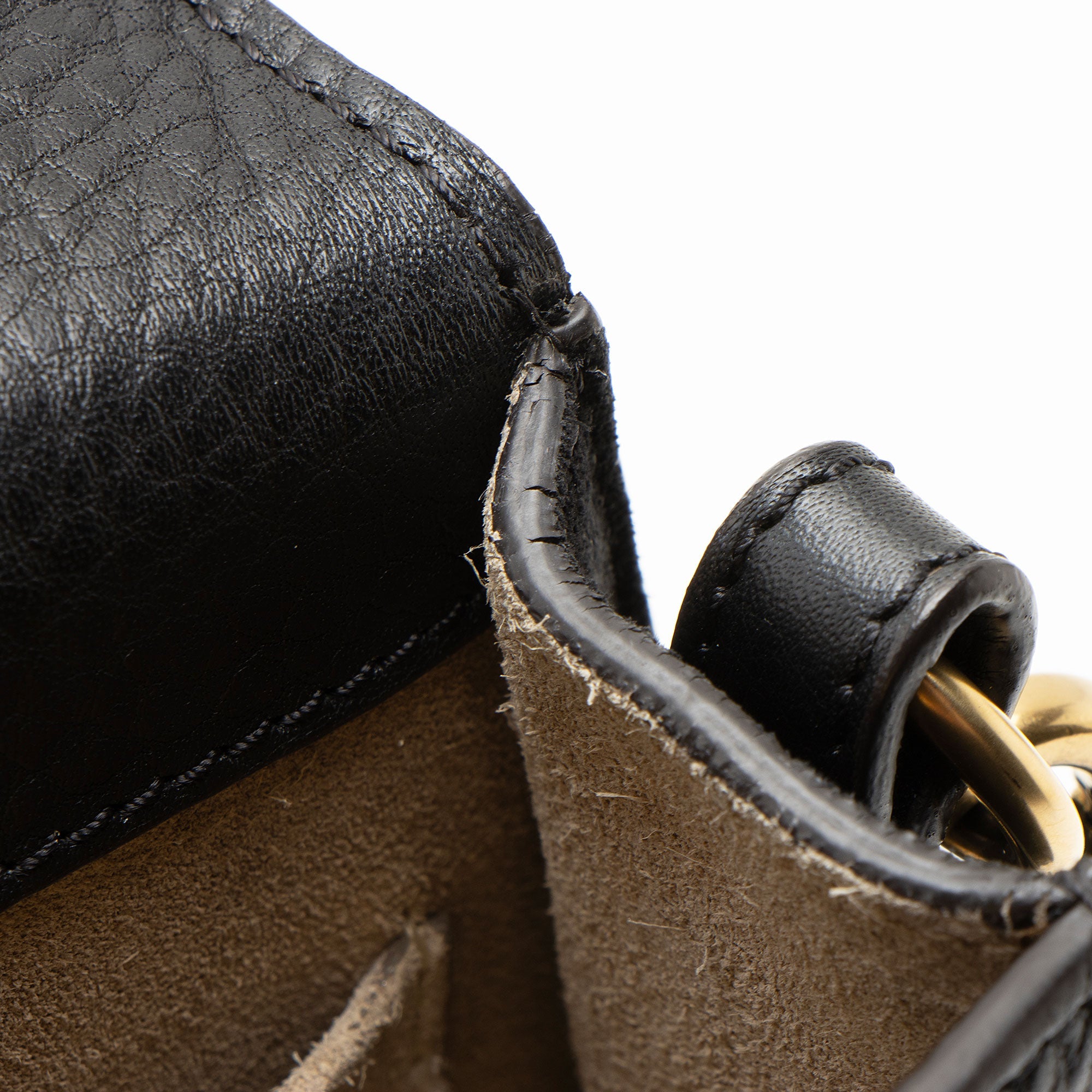 Chloe Calfskin Suede Nile Small Bracelet Bag