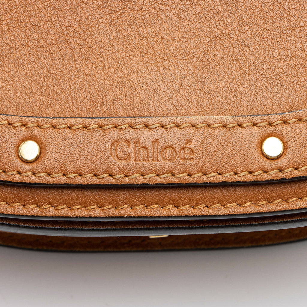 Chloe Calfskin Suede Nile Small Bracelet Bag