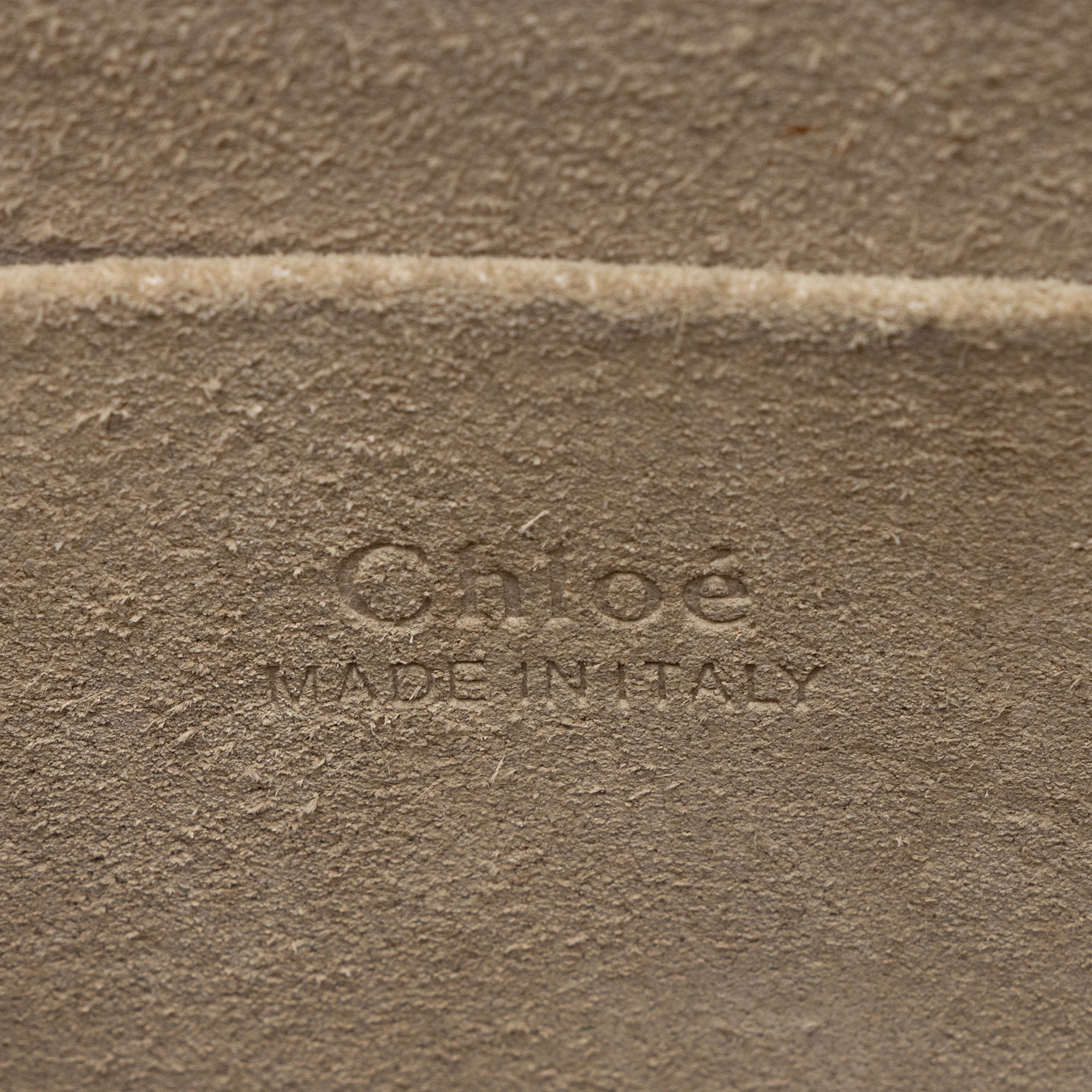 Chloe Calfskin Suede Nile Small Bracelet Bag