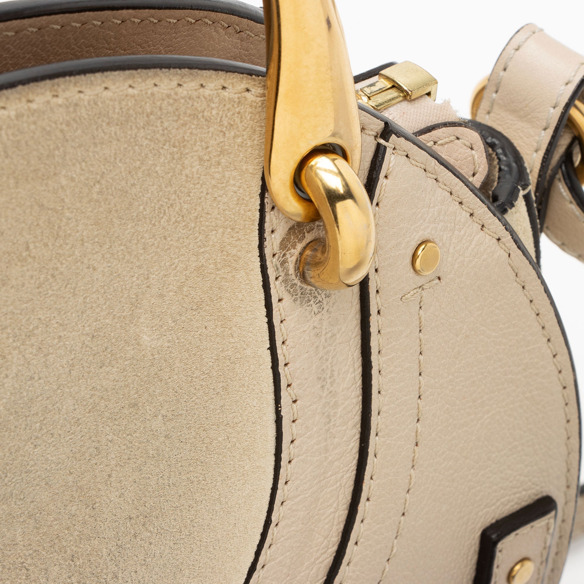 Chloe Calfskin Suede Pixie Small Shoulder Bag