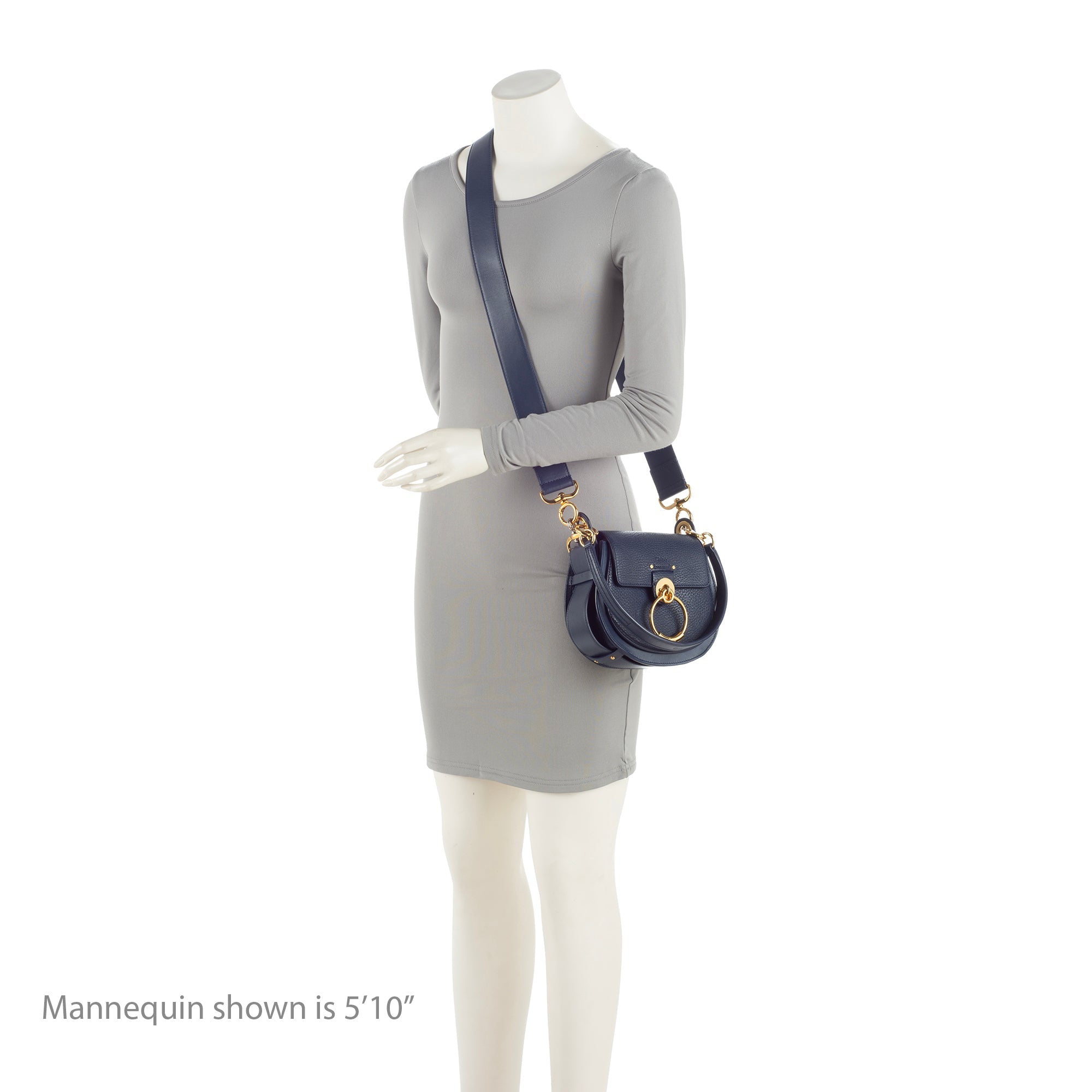 Chloe Calfskin Tess Small Shoulder Bag (SHF-78Bn89)