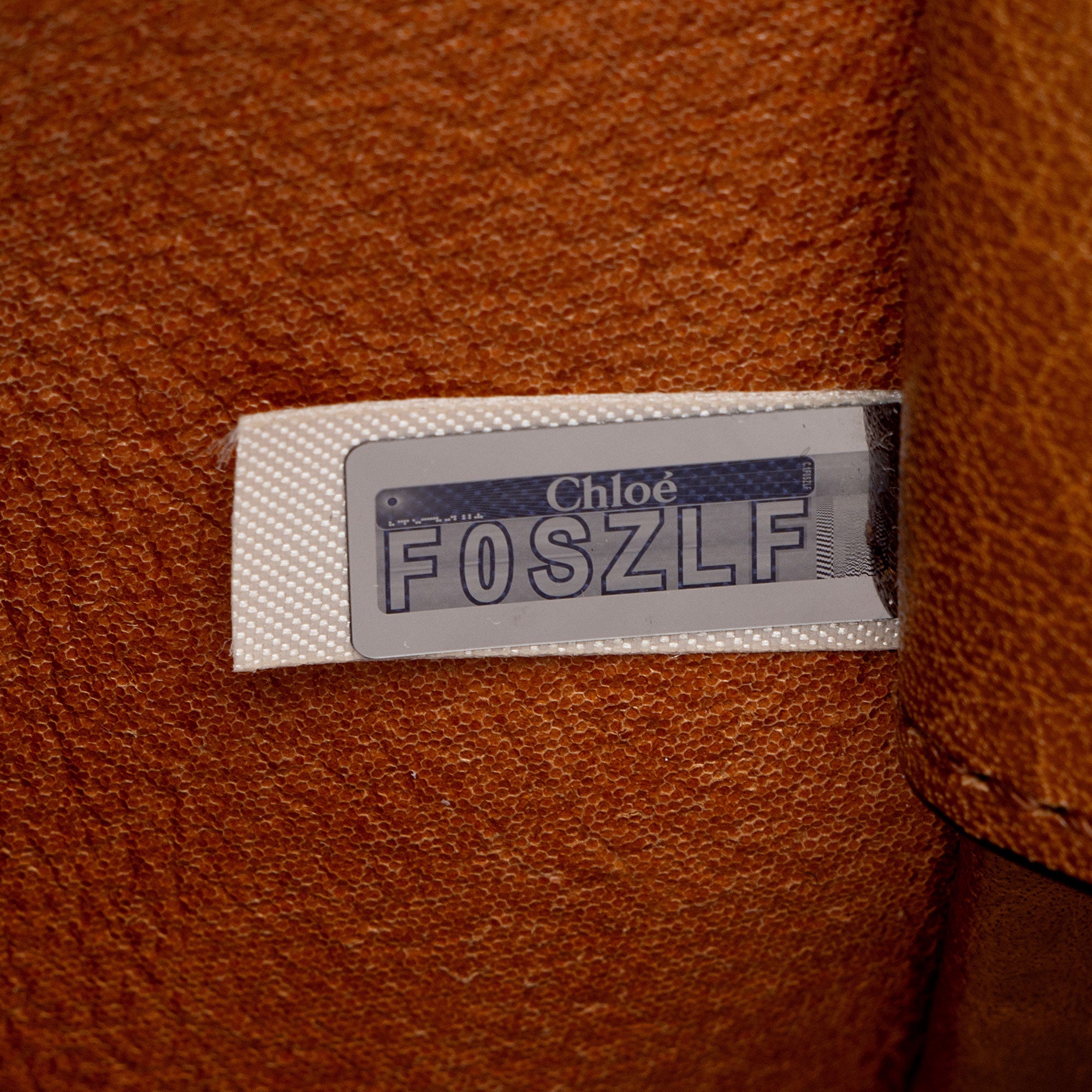 Chloe Grained Calfskin Spin Small Tote