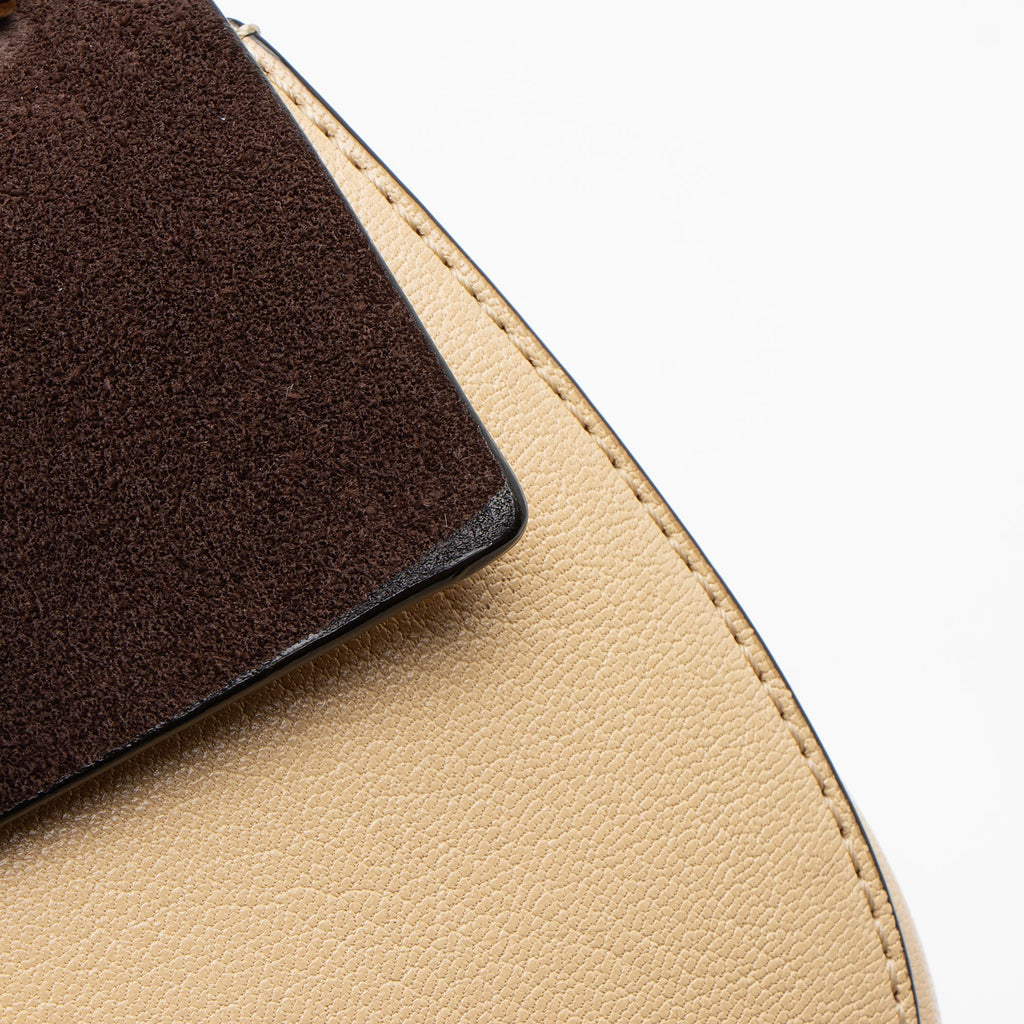 Chloe Lambskin Suede Drew Mini Shoulder Bag (SHF-ai61BQ)