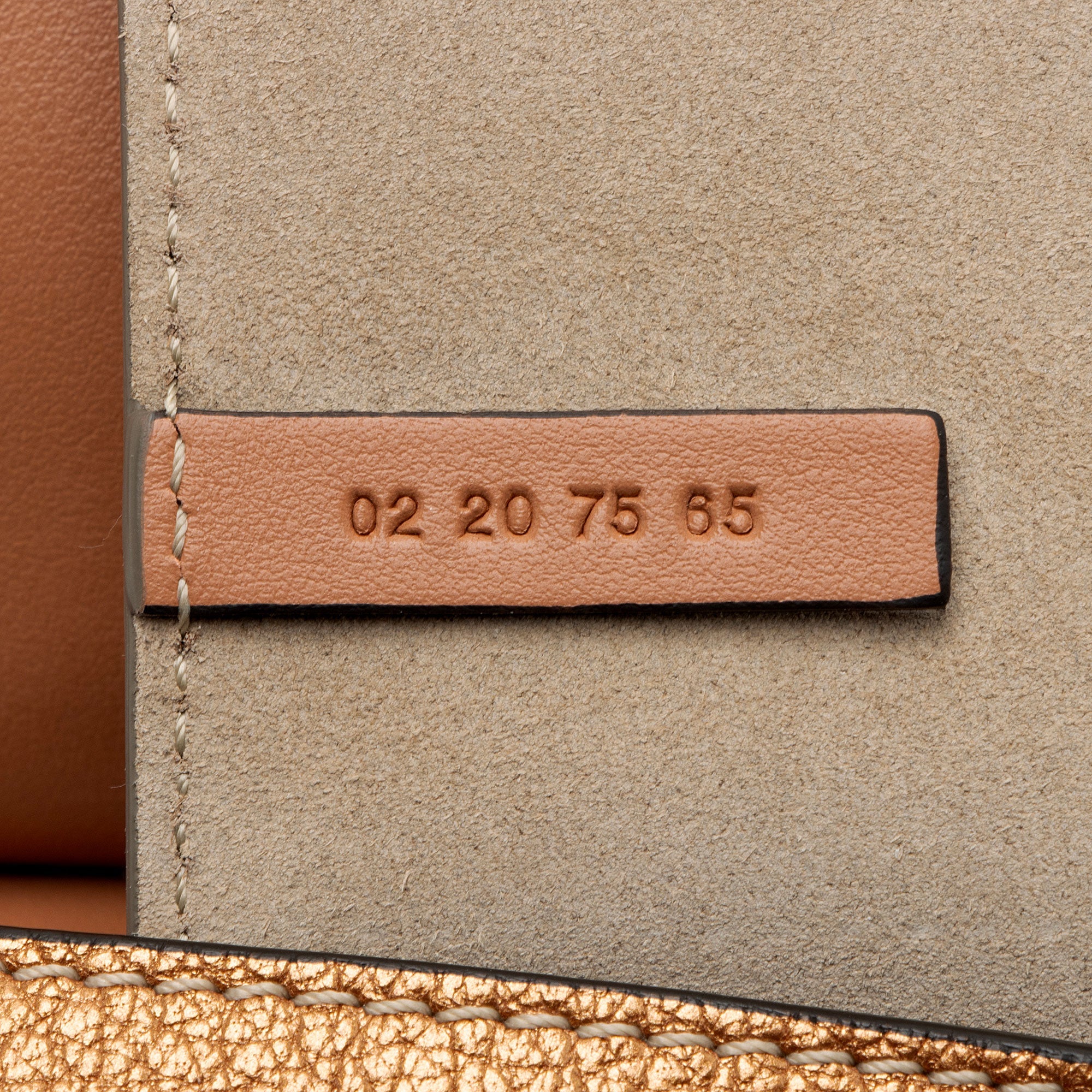 Chloe Metallic Calfskin Faye Mini Shoulder Bag