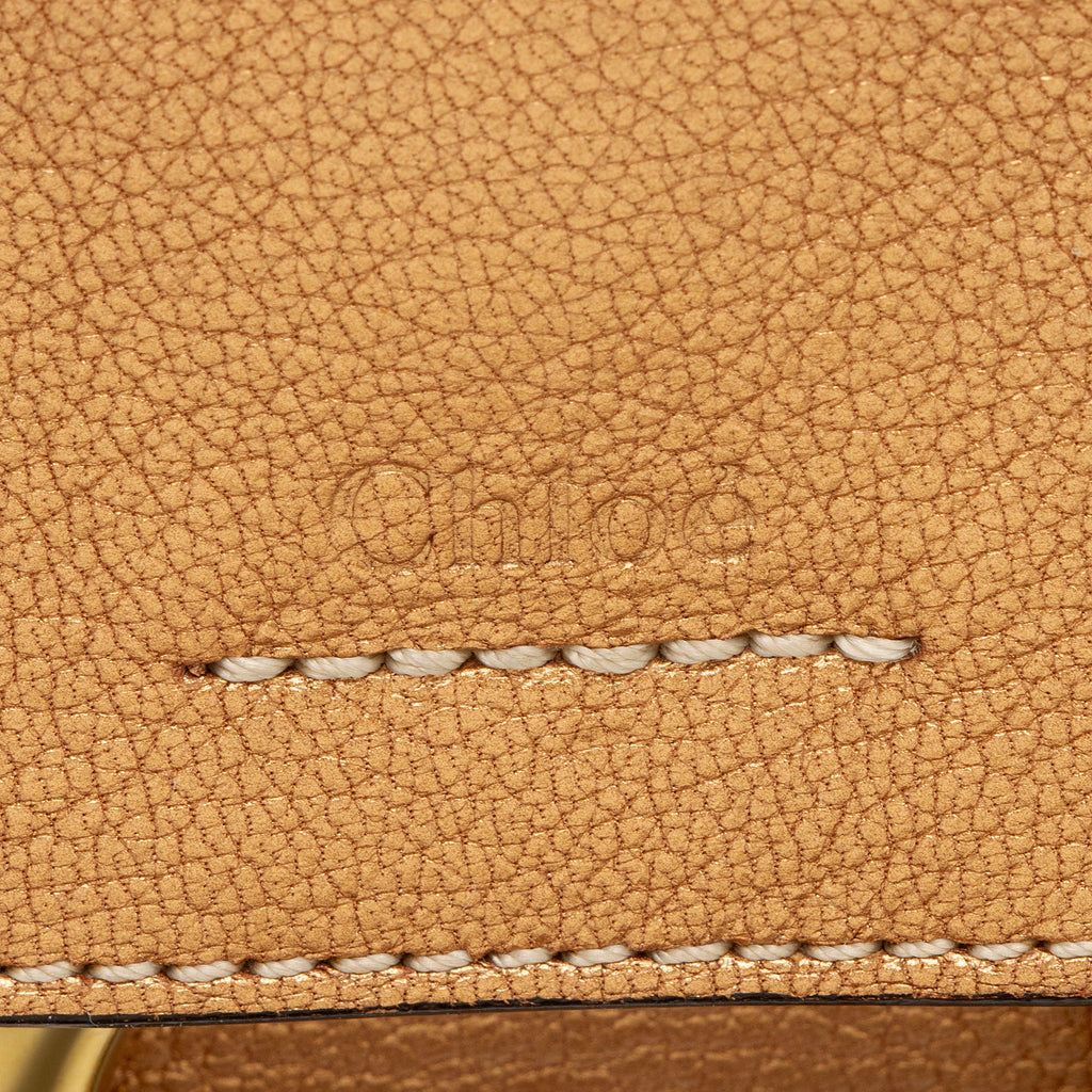 Chloe Metallic Calfskin Faye Mini Shoulder Bag