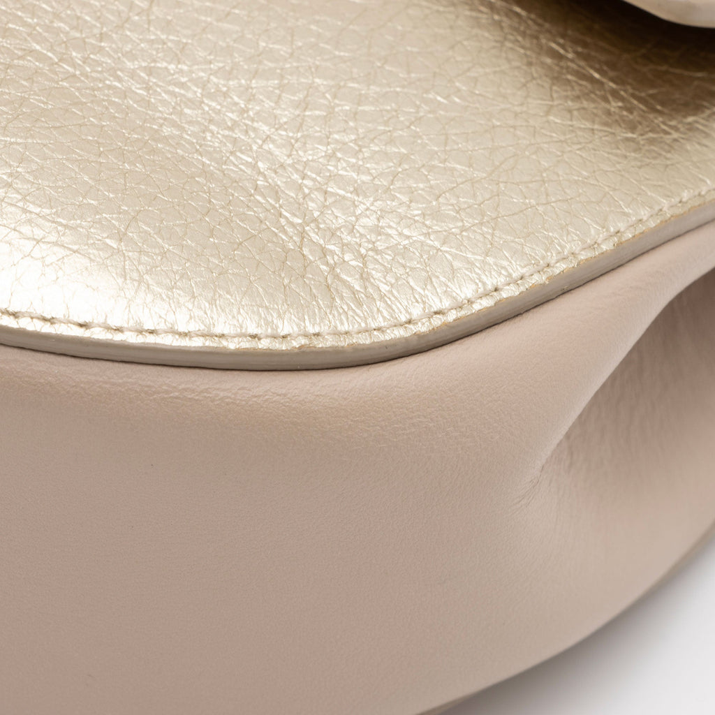 Chloe Metallic Lambskin Drew Mini Shoulder Bag (SHF-y08HVC)