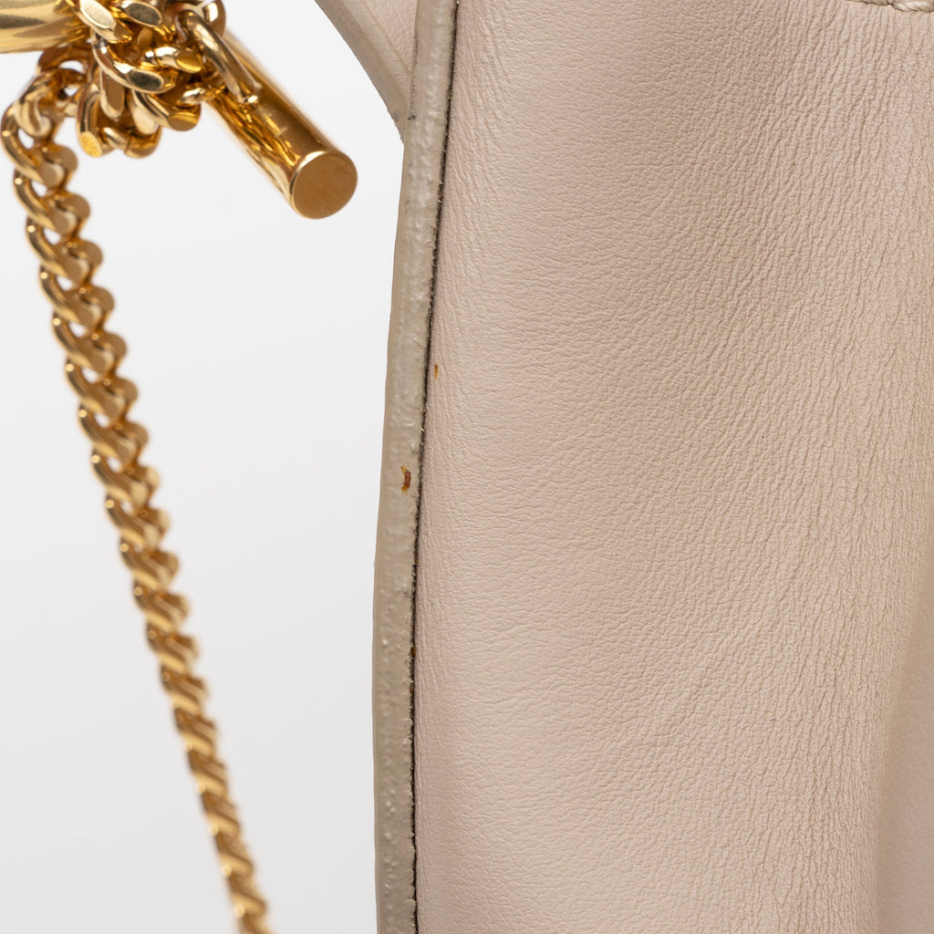 Chloe Metallic Lambskin Drew Mini Shoulder Bag (SHF-y08HVC)