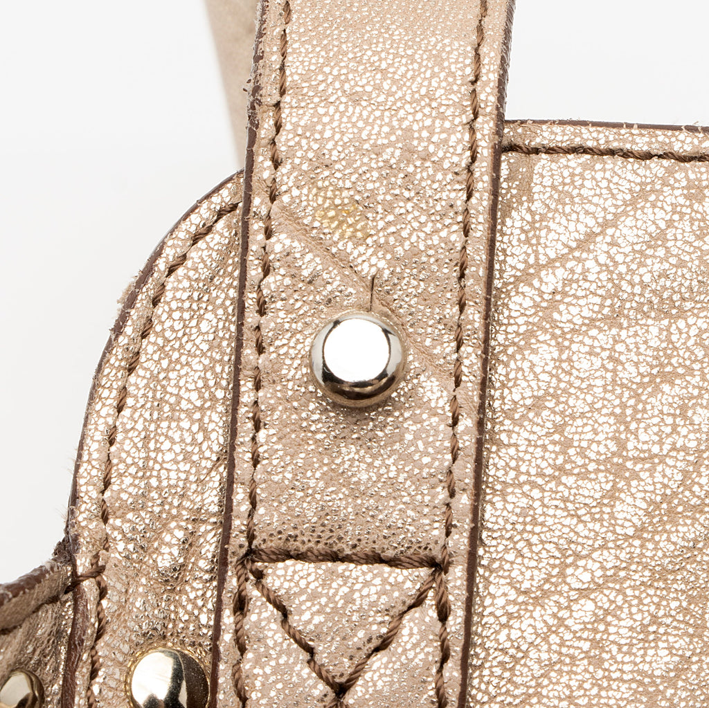Chloe Metallic Lambskin Saskia Medium Satchel (SHF-22482)