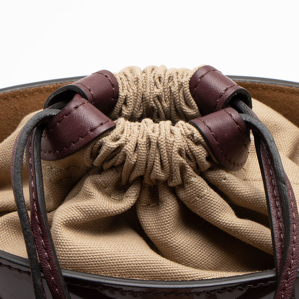 Chloe Patent Leather Roy Mini Bucket Bag
