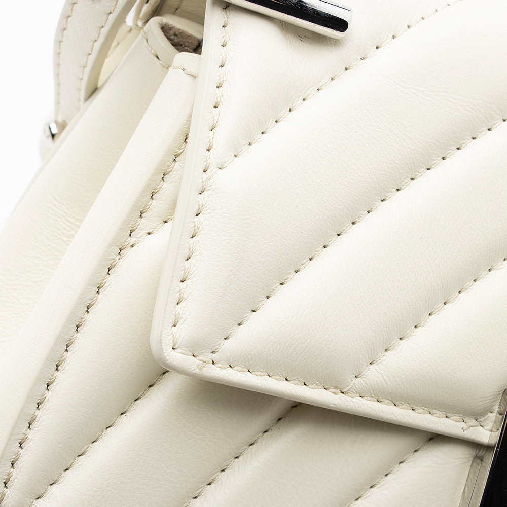 Chloe Quilted Calfskin Drew Bijou Chain Mini Shoulder Bag - FINAL SALE (SHF-19612)