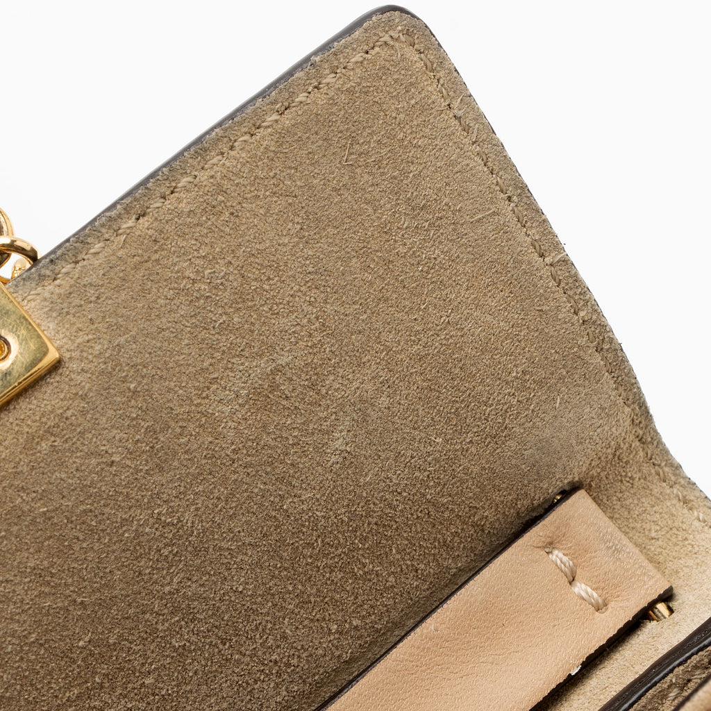 Chloe Quilted Calfskin Drew Nano Shoulder Bag (SHF-y673Ia)