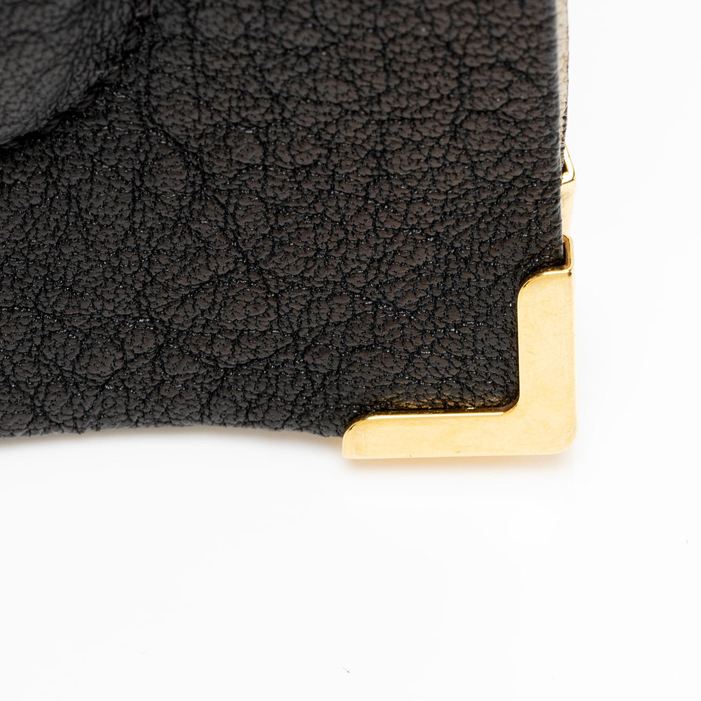 Chloe Sheepskin Ghost Flat Pouch Clutch