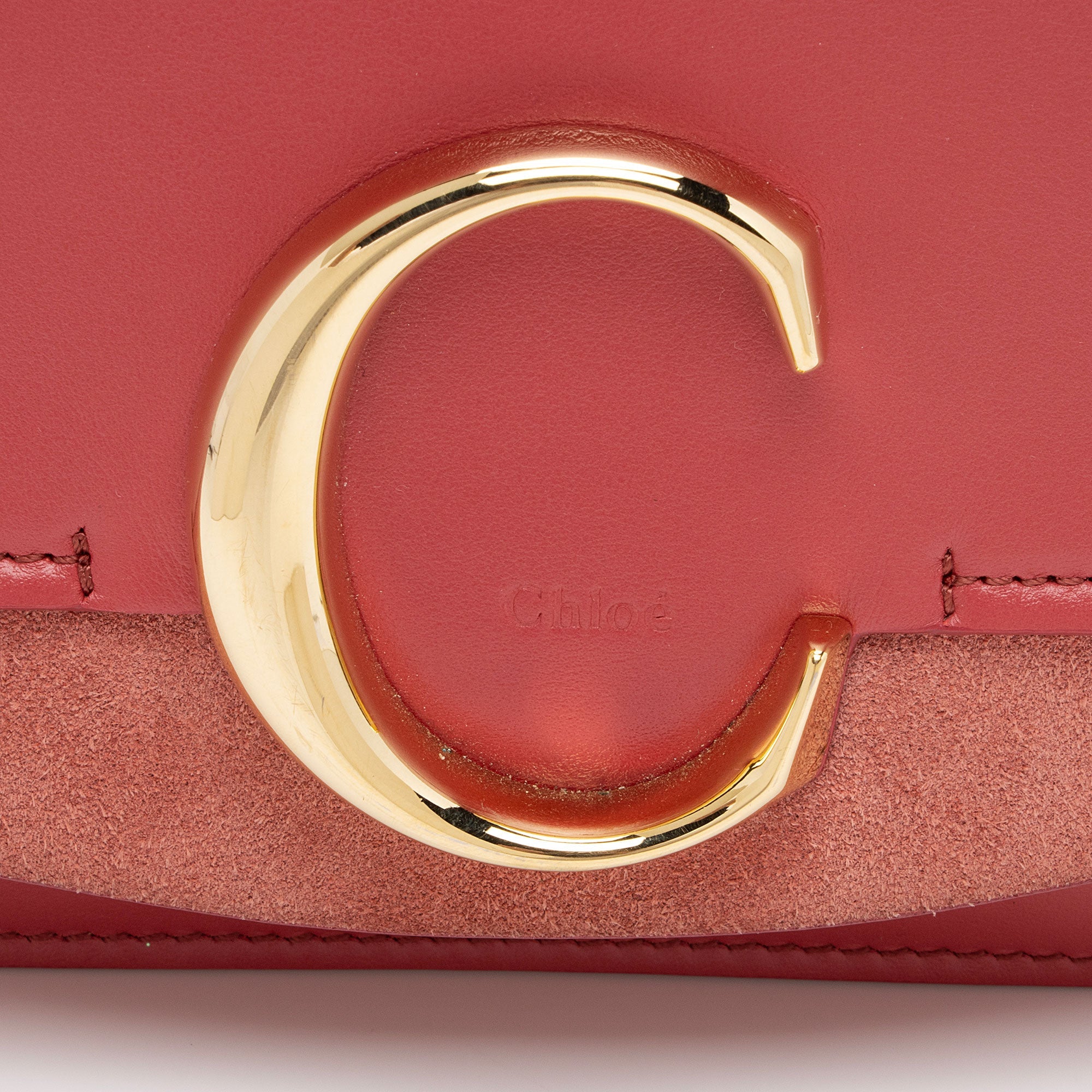 Chloe Shiny Calfskin C Mini Bag (SHF-niCQxS)