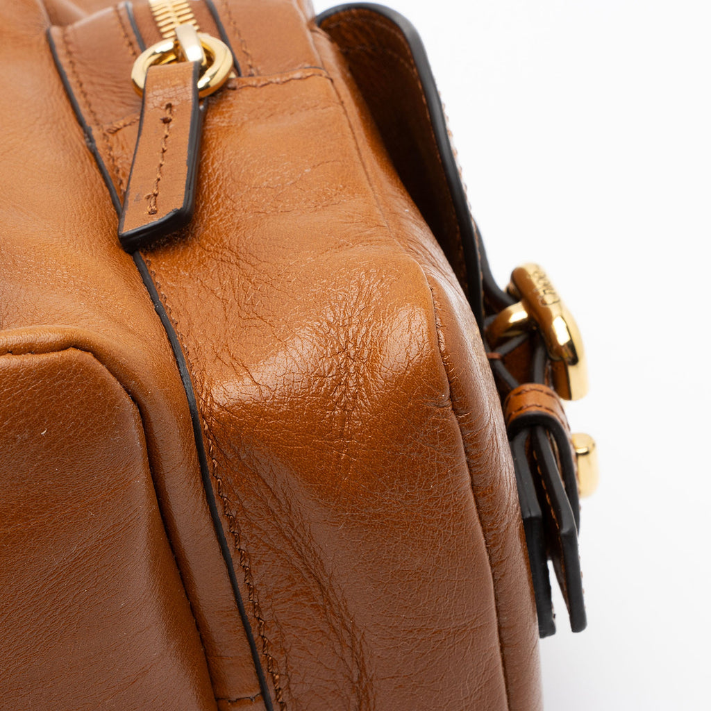 Chloe Shiny Leather Medium Camera Bag