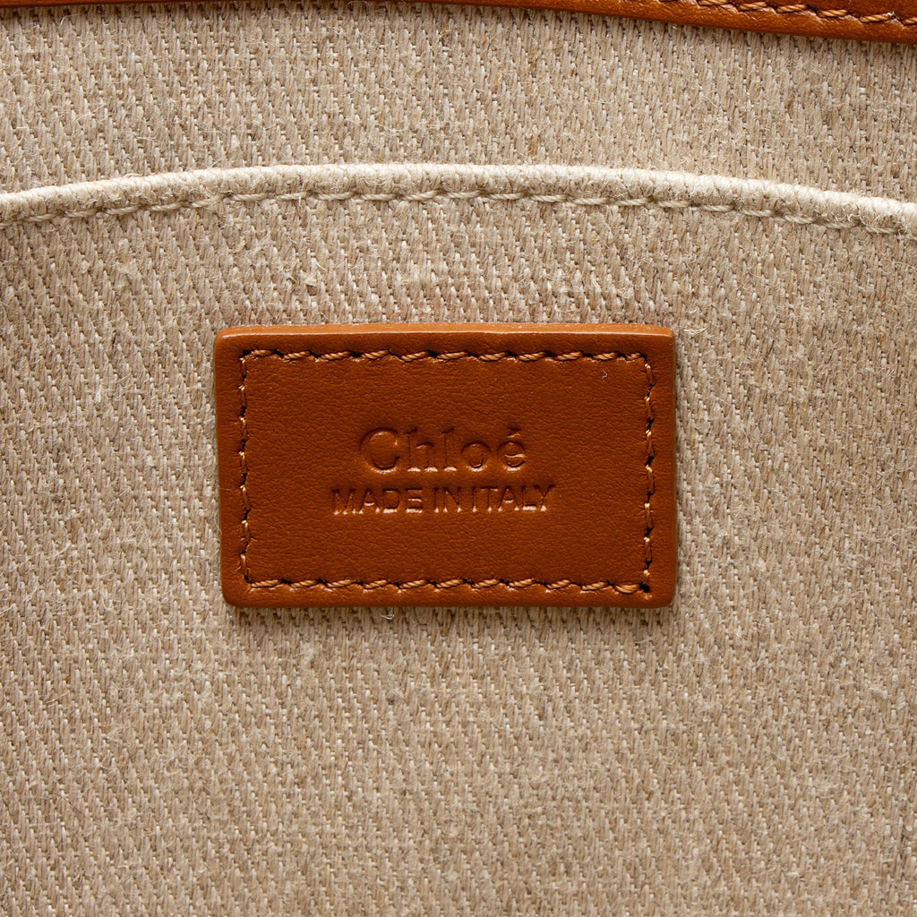 Chloe Soft Leather Woody Medium Tote