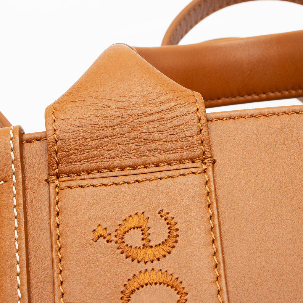 Chloe Soft Leather Woody Small Tote